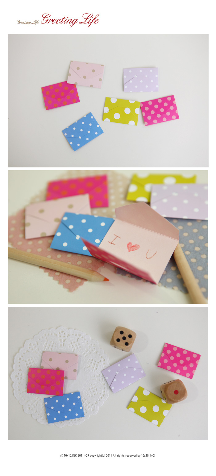 Mini Envelope Card(Dot)
