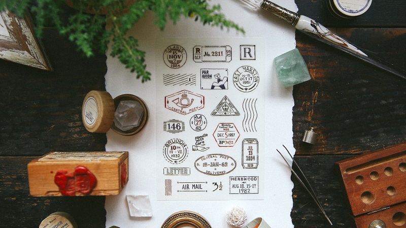 [OURS] Postmark Transfer Sticker 상세 이미지 2