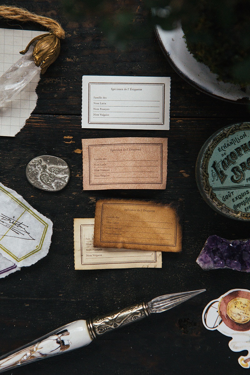 [OURS] Wooden frame letterpress label book 상세 이미지 5