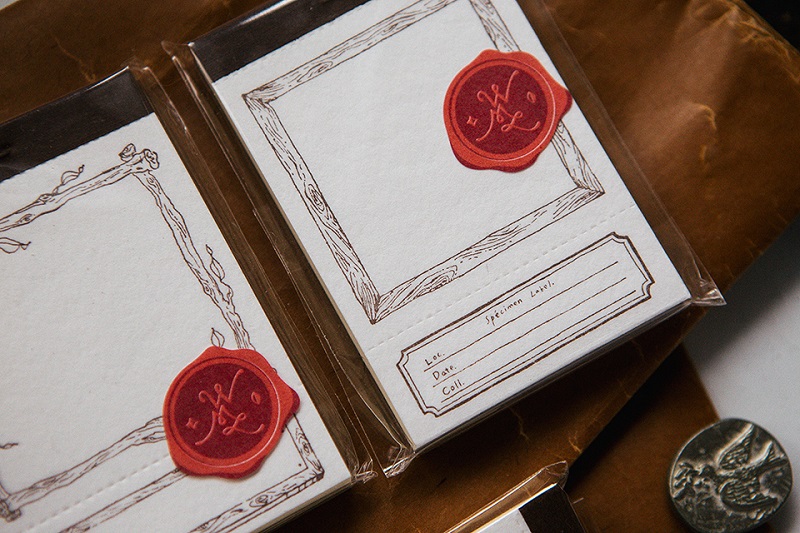 [OURS] Wooden frame letterpress label book 상세 이미지 3