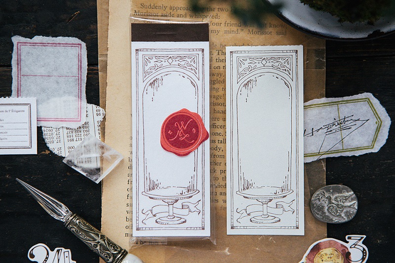 [OURS] Glass Dome letterpress label book 상세 이미지 2