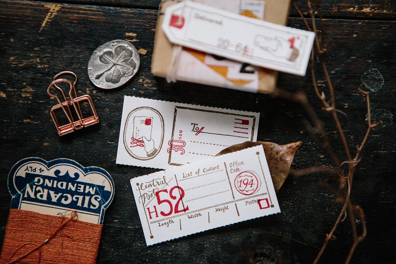 [OURS] Postal Letterpress Label Book 상세 이미지 4