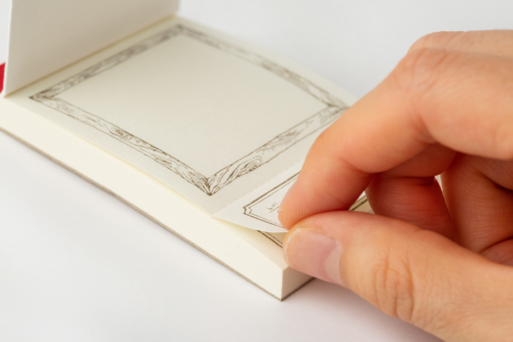 [OURS] Wooden frame letterpress label book 상세 이미지 8