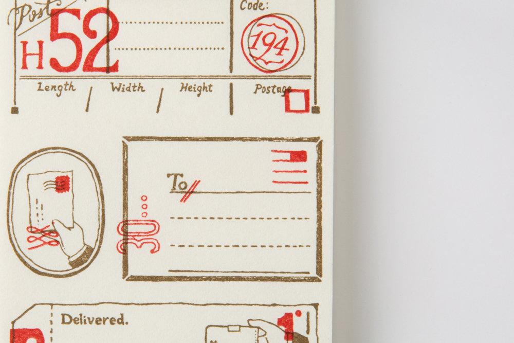 [OURS] Postal Letterpress Label Book 상세 이미지 7