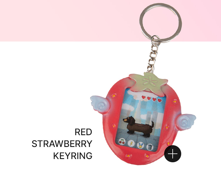 RED STRAWBERRY KEYRING