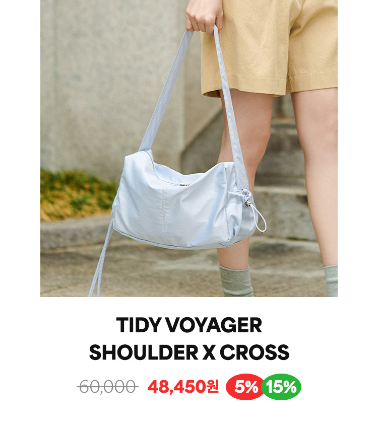 TIDY VOYAGER SHOULDER X CROSS 타이디 보이저 숄더 크로스