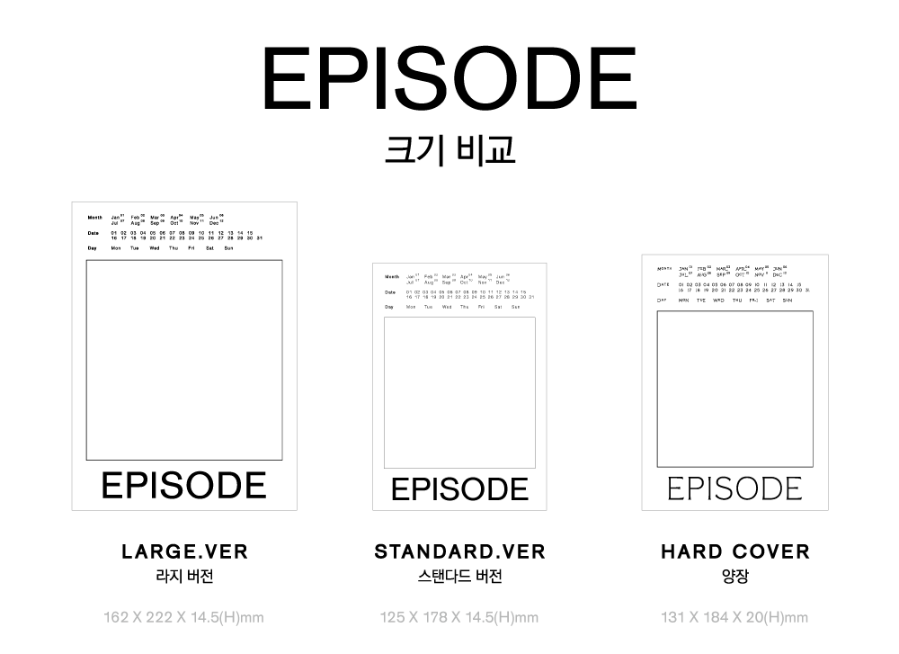 EPISODE - Large.ver (에피소드 라지 4종) 상세 이미지 11