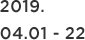 2019. 04.01 - 22
