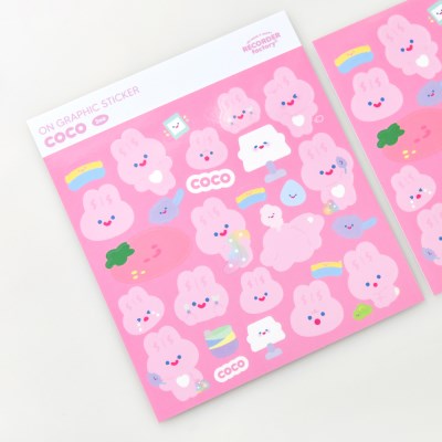 ON GRAPHIC STICKER - COCO | 텐바이텐
