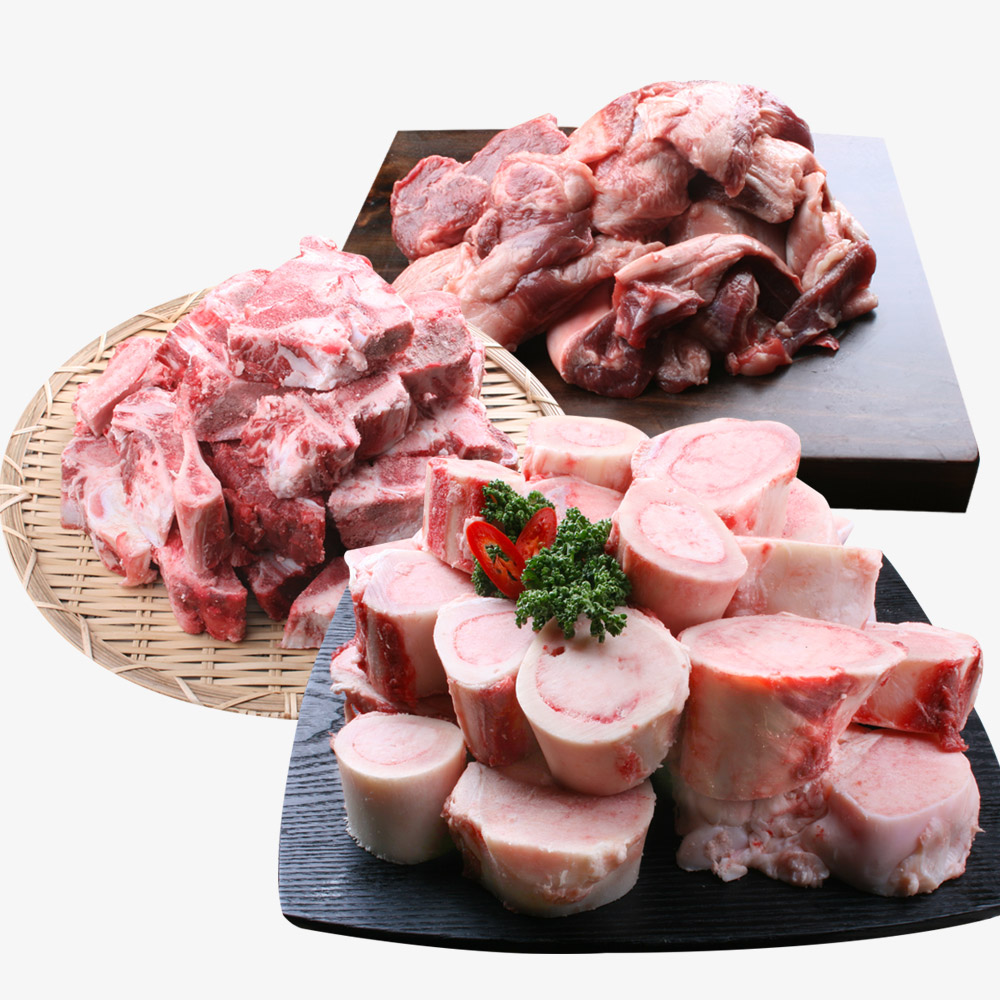 한우 사골2kg+잡뼈2kg+스지200g+스지200g x 2개(증정) | 텐바이텐