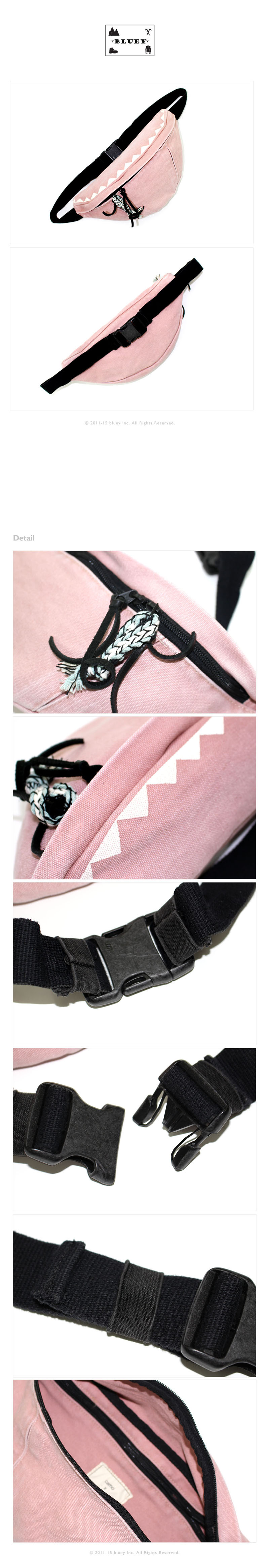 bluey april Waist Bag (pink) 상세 이미지 2
