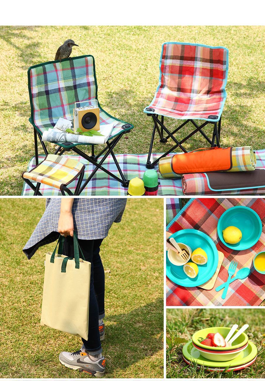 Quick leisure - folding chair (NV/GR) 상세 이미지 2