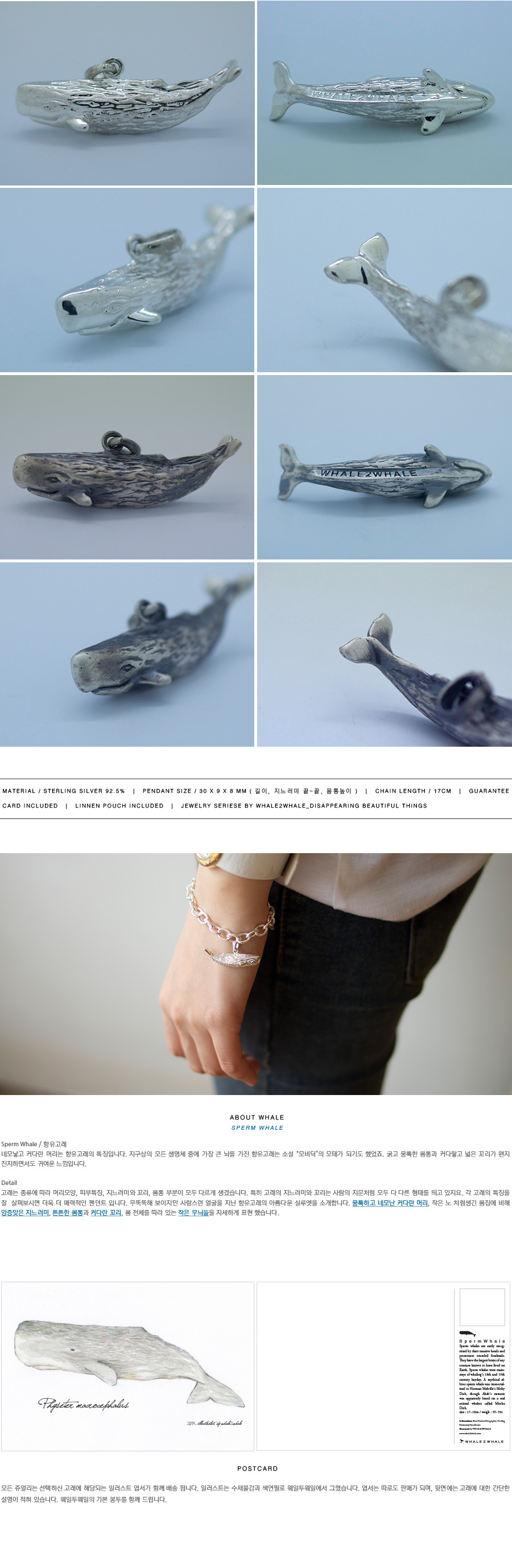 Sperm Whale_bracelet 상세 이미지 2