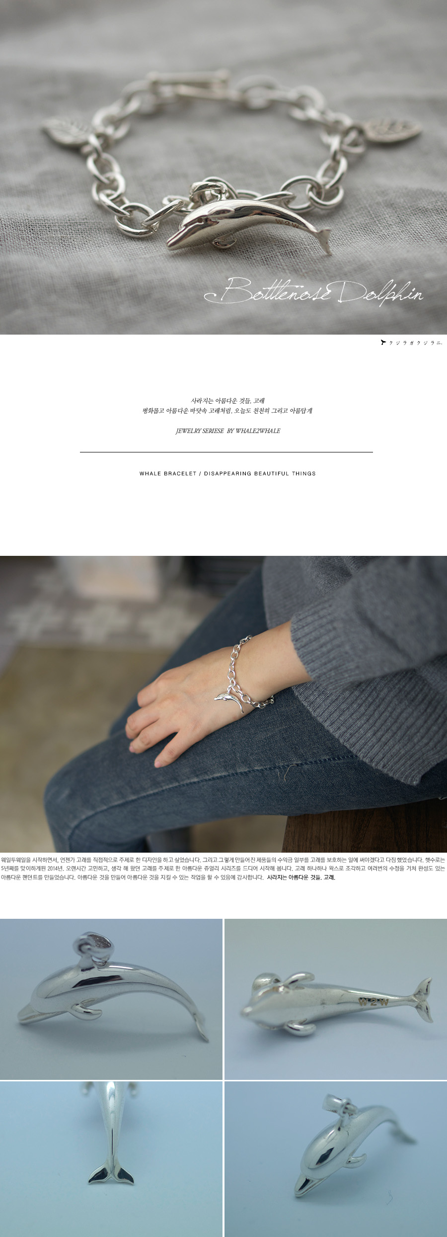 Bottlenose Dolphin_Bracelet 상세 이미지 1