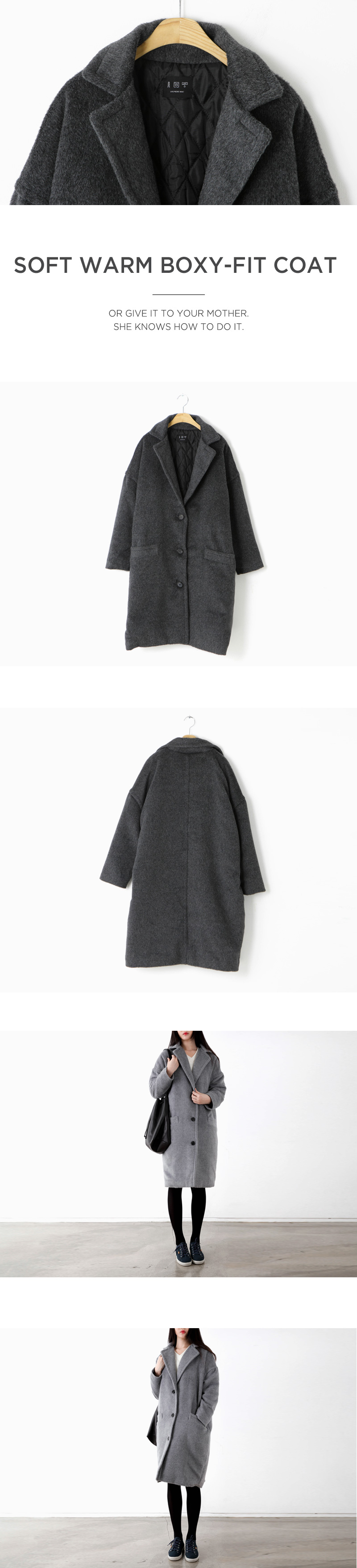 soft warm boxy-fit coat 상세 이미지 2