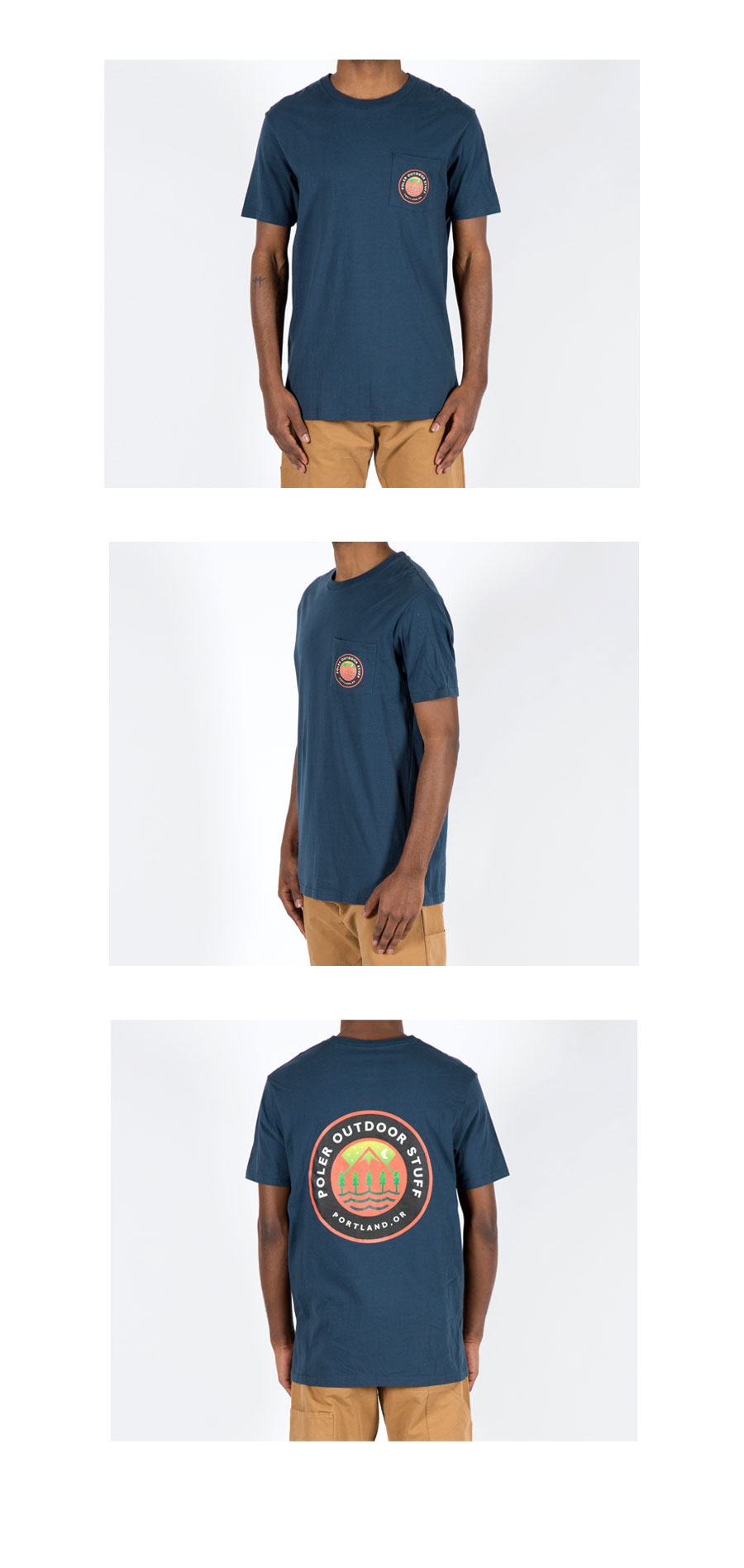 TEE(PK) - OUTDOORS SEAL (BLUE) 상세 이미지 2