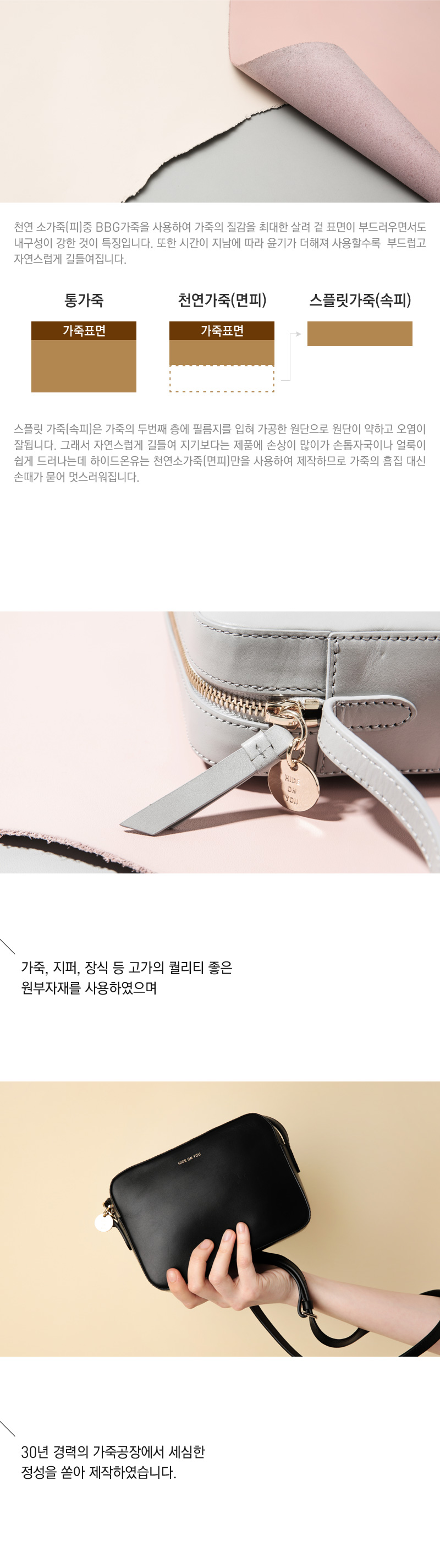 [HIDE ON YOU] Mini Square Bag - Black 상세 이미지 2