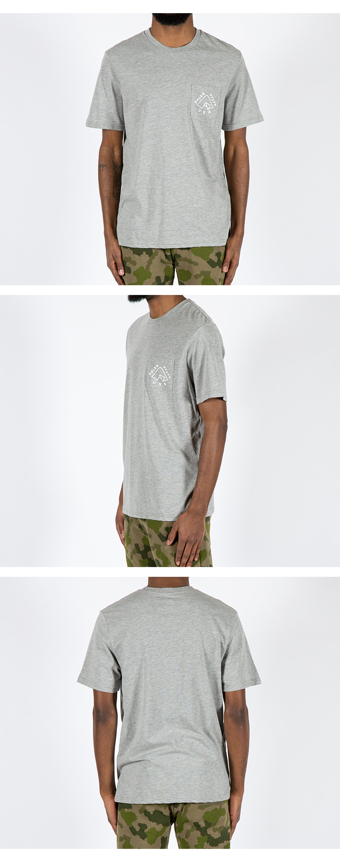 TEE(PK) - TENT(GRAY HEATHER) 상세 이미지 2