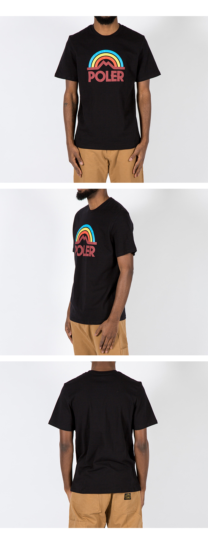 TEE - MOUNTAIN RAINBOW(BLACK) 상세 이미지 2