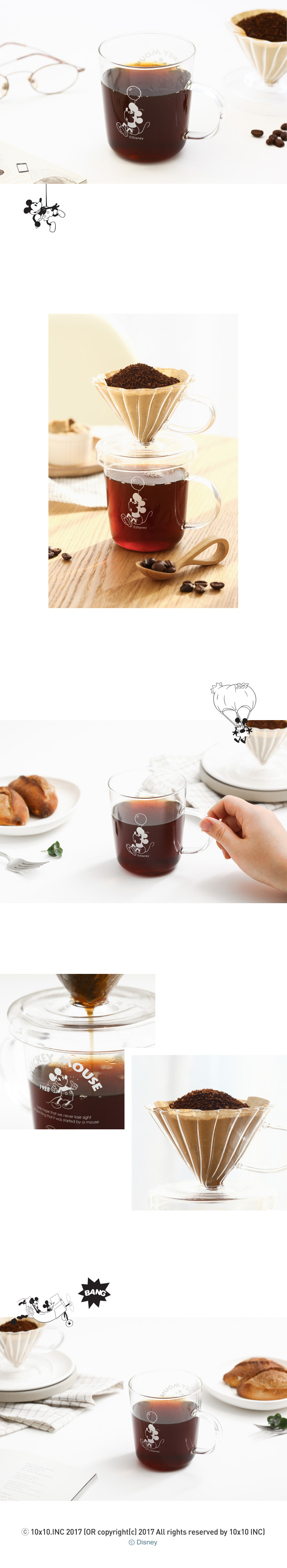 [Disney]Mickey_Coffee Dripper and Cup set 상세 이미지 3
