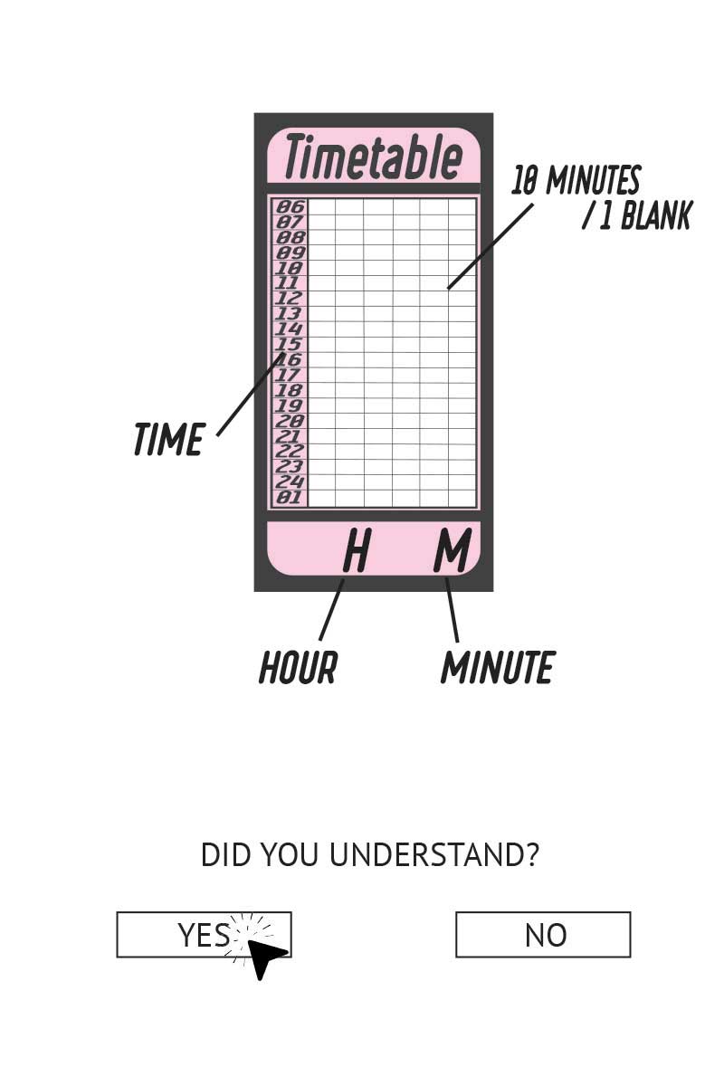 Timetable pink memo 상세 이미지 5