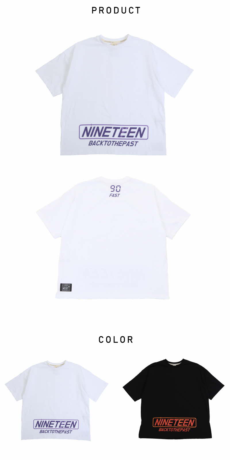 OVER FIT PRINTING T-SHIRTS (white) 상세 이미지 2