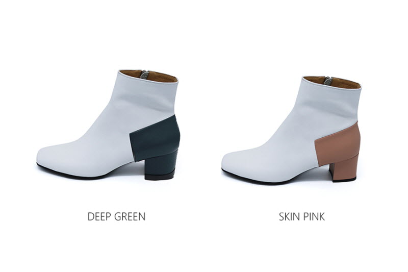 T020 block boots white (5cm) 상세 이미지 1
