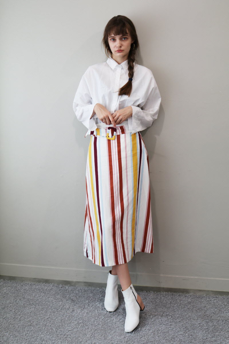 T020 block boots white (5cm) 상세 이미지 5