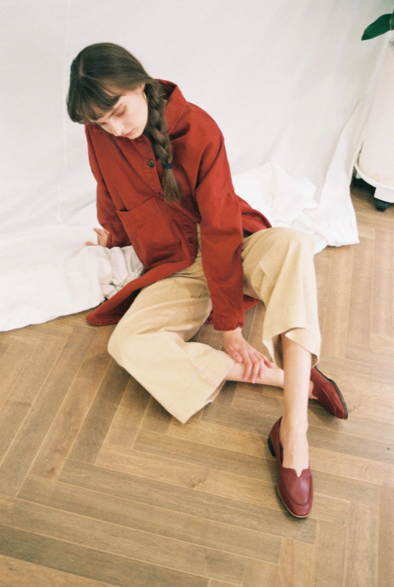 T004 voca loafer wine (1.5cm) 상세 이미지 1