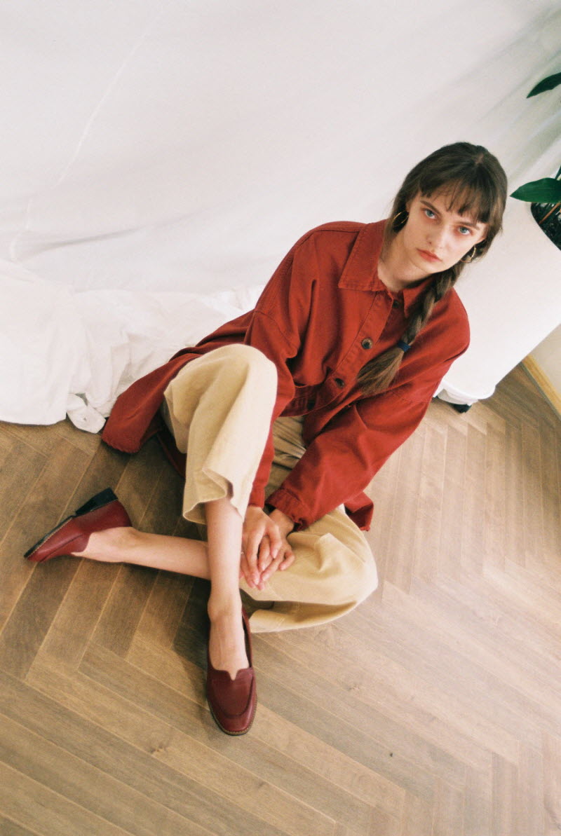 T004 voca loafer wine (1.5cm) 상세 이미지 2