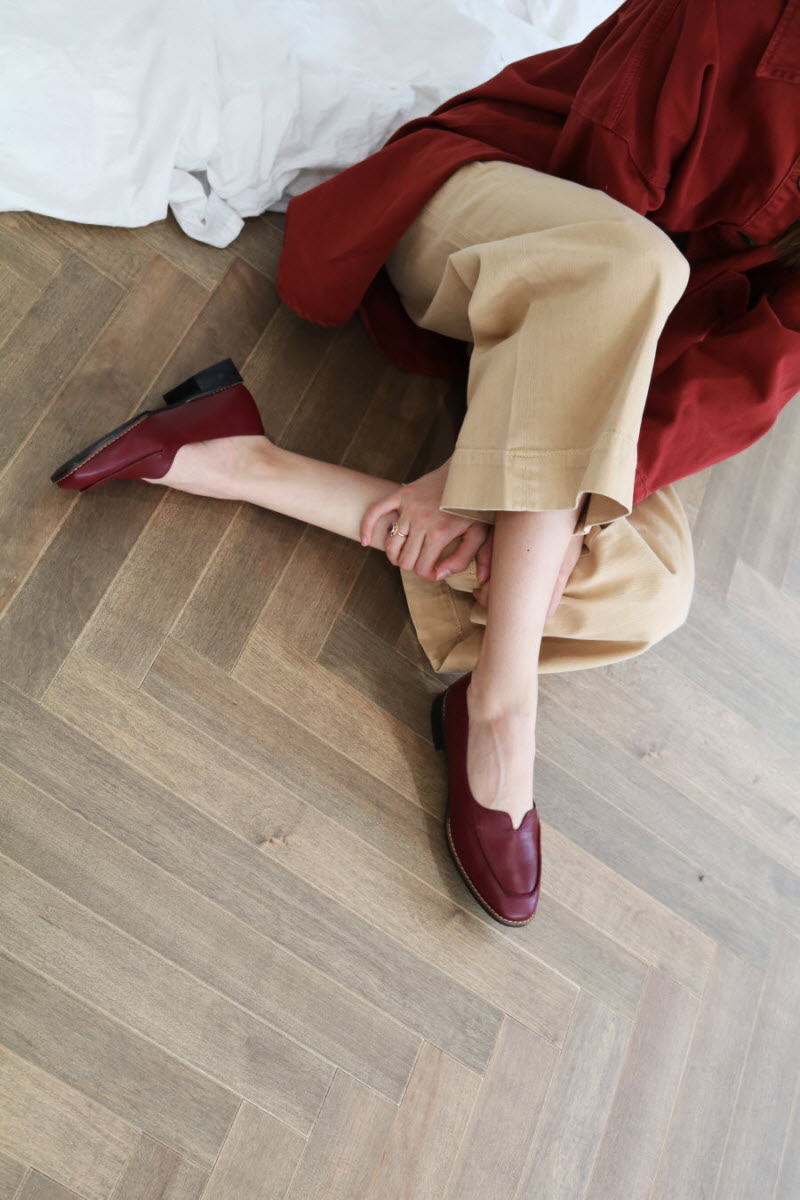 T004 voca loafer wine (1.5cm) 상세 이미지 3