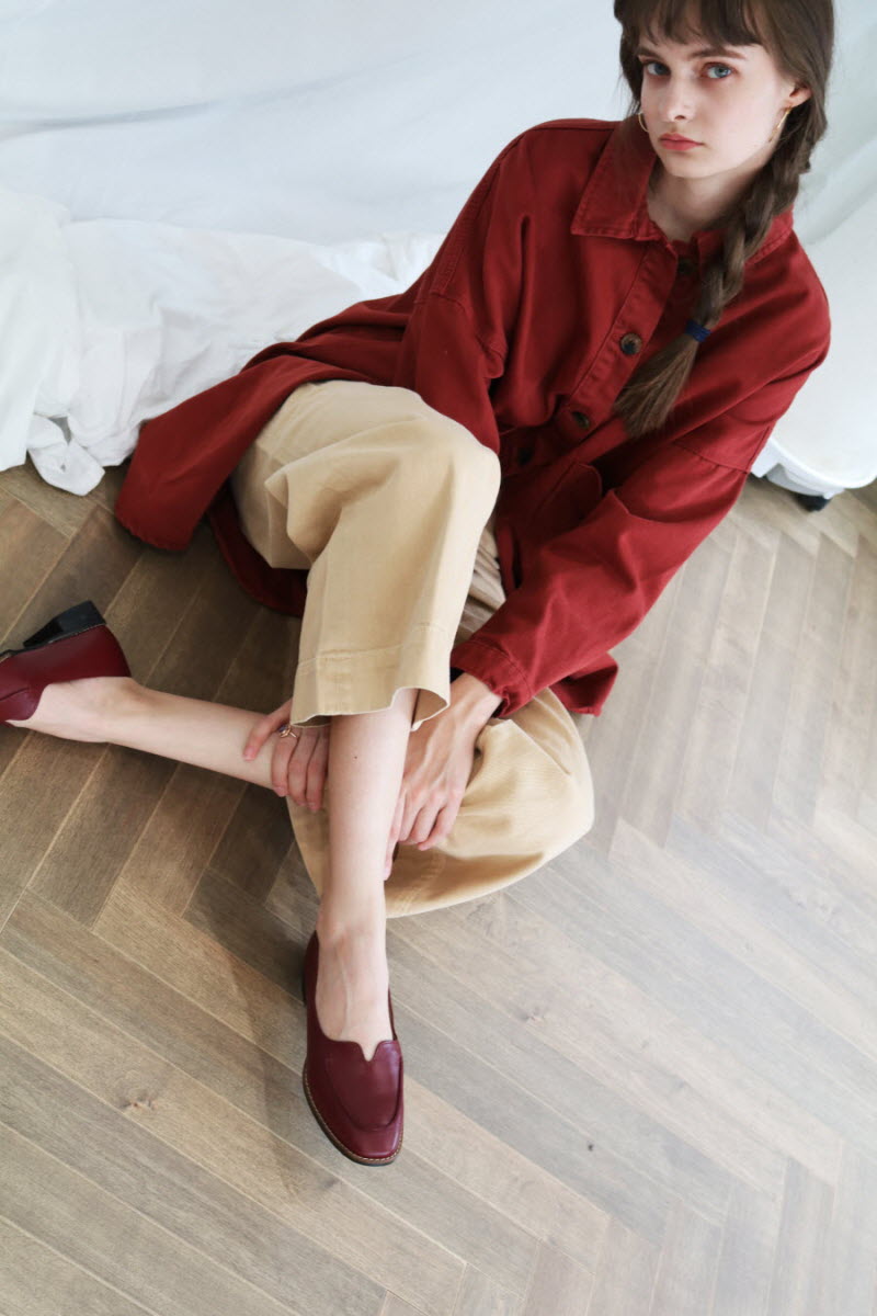 T004 voca loafer wine (1.5cm) 상세 이미지 4