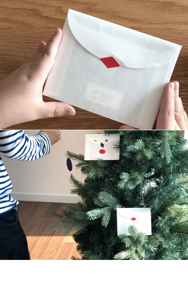 DIY CHRISTMAS CARD (RED/GREEN) 상세 이미지 3
