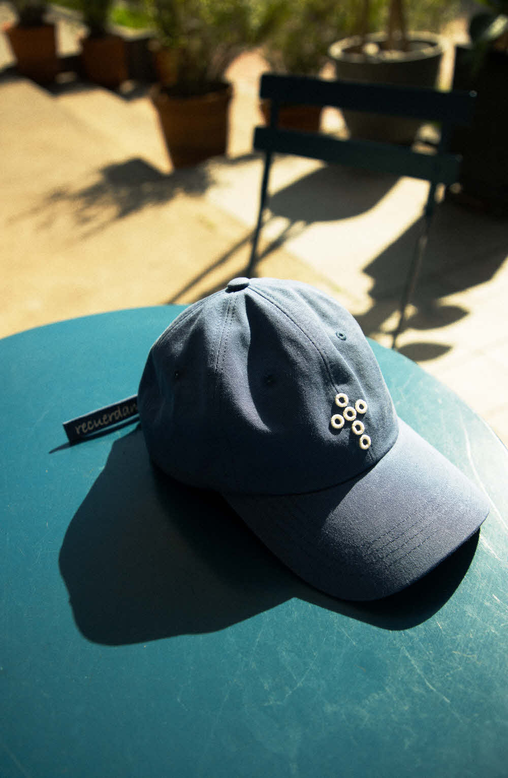 LOGO NEEDLEPOINT BALL CAP (blue) 상세 이미지 2