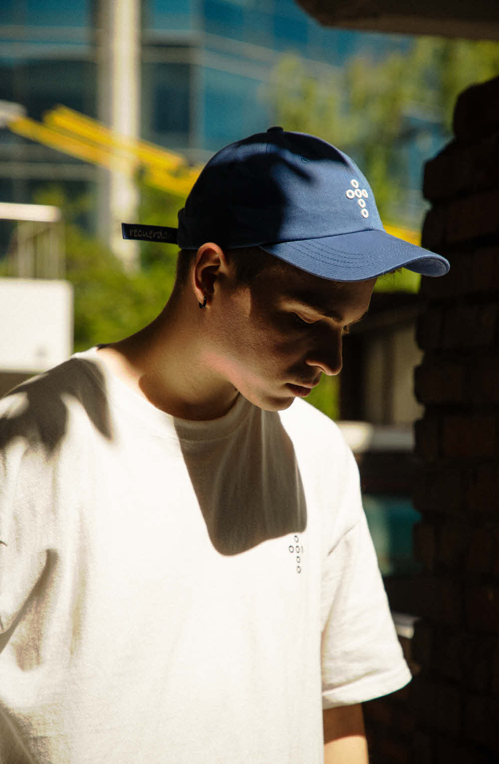LOGO NEEDLEPOINT BALL CAP (blue) 상세 이미지 4