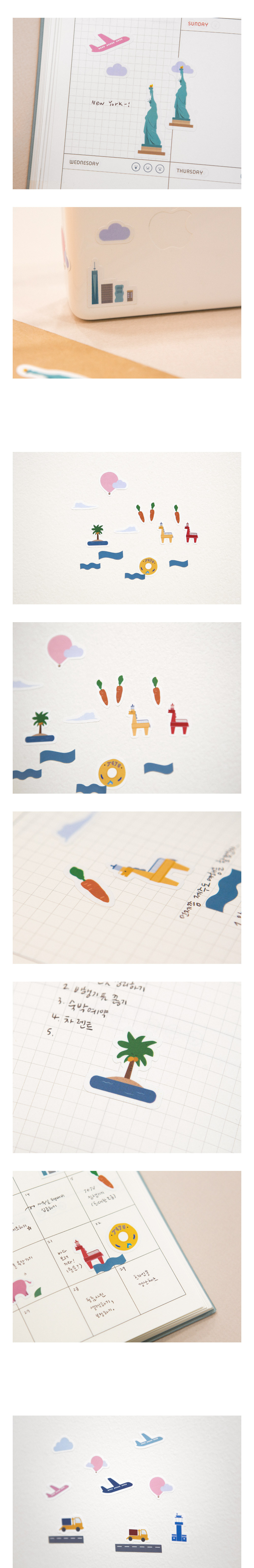 STICKER_ piece of travel 상세 이미지 3
