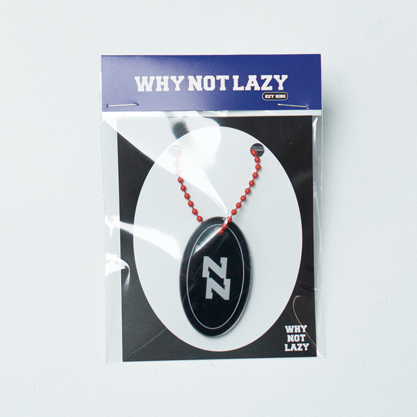 [WHYNOTLAZY 와이낫레이지] ZZ 아크릴키링 BLACK 상세 이미지 3