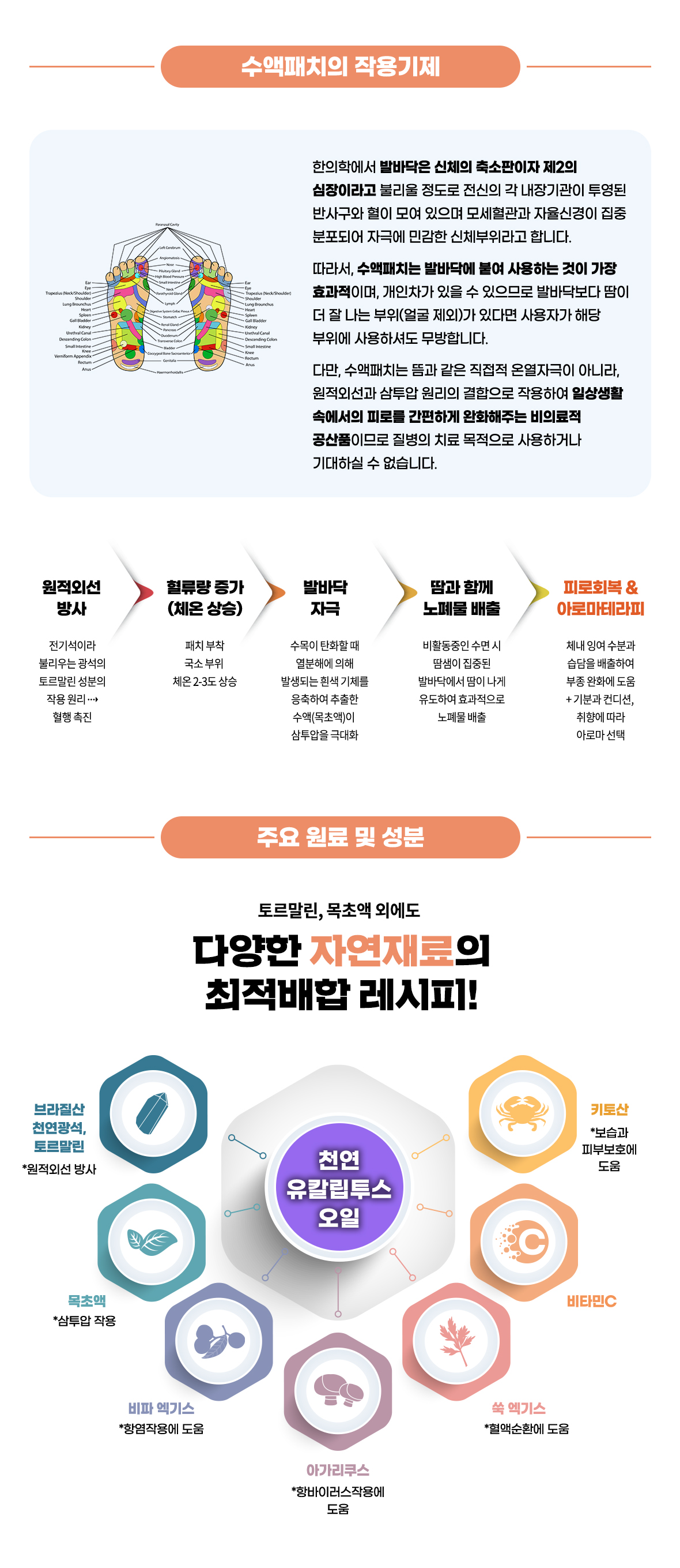 레제르 아로마 수액패치 발패치 10매 유칼립투스향 상세 이미지 2