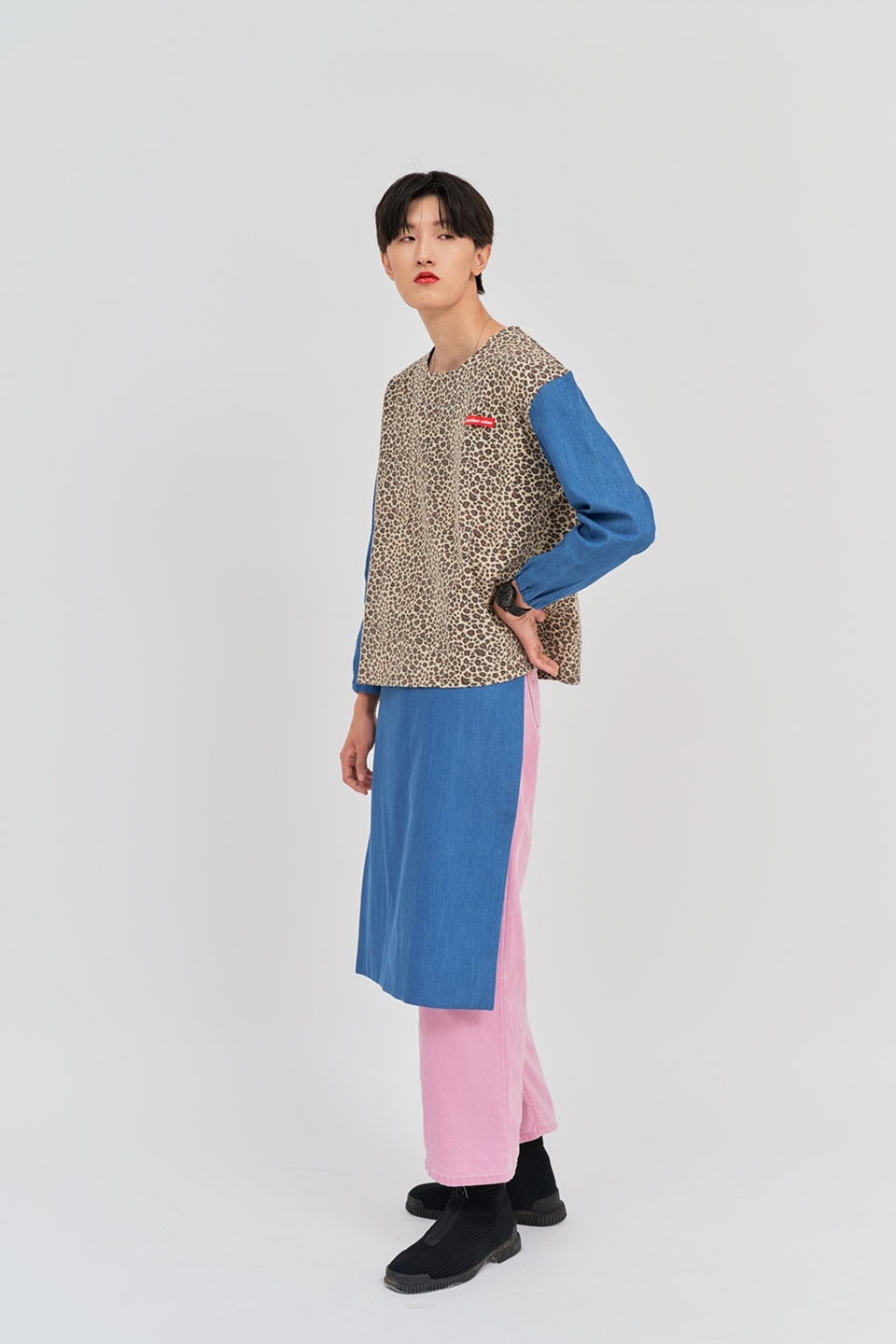 [언어더컬러]unique unbal SK ( denim ) 상세 이미지 2