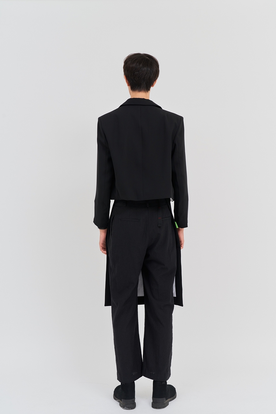 [언어더컬러]basic crop jacket ( BLACK ) 상세 이미지 5