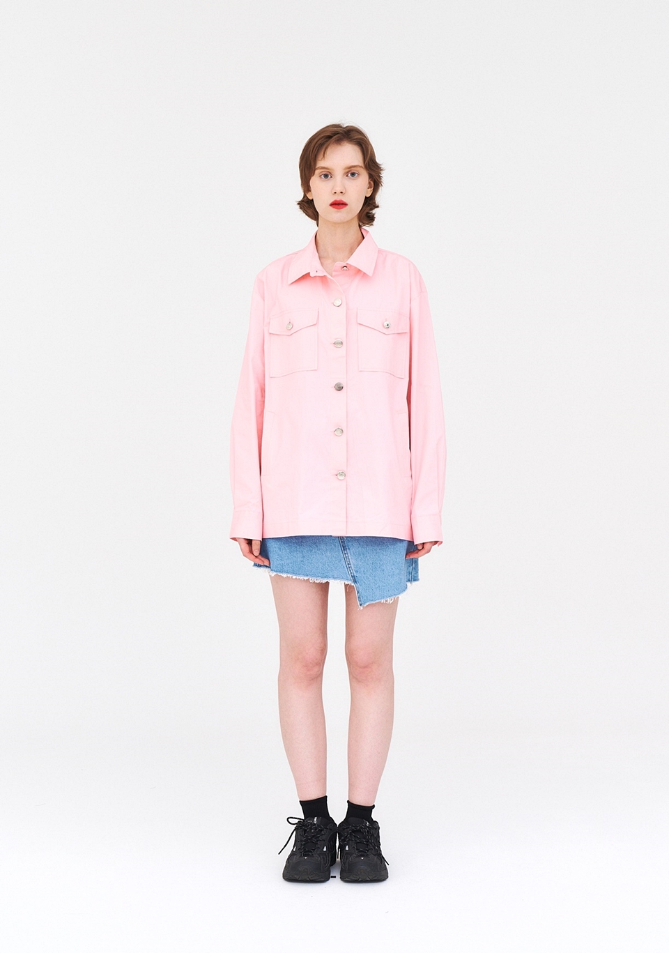 [언어더컬러]shirt and outer (COTTON) 상세 이미지 1