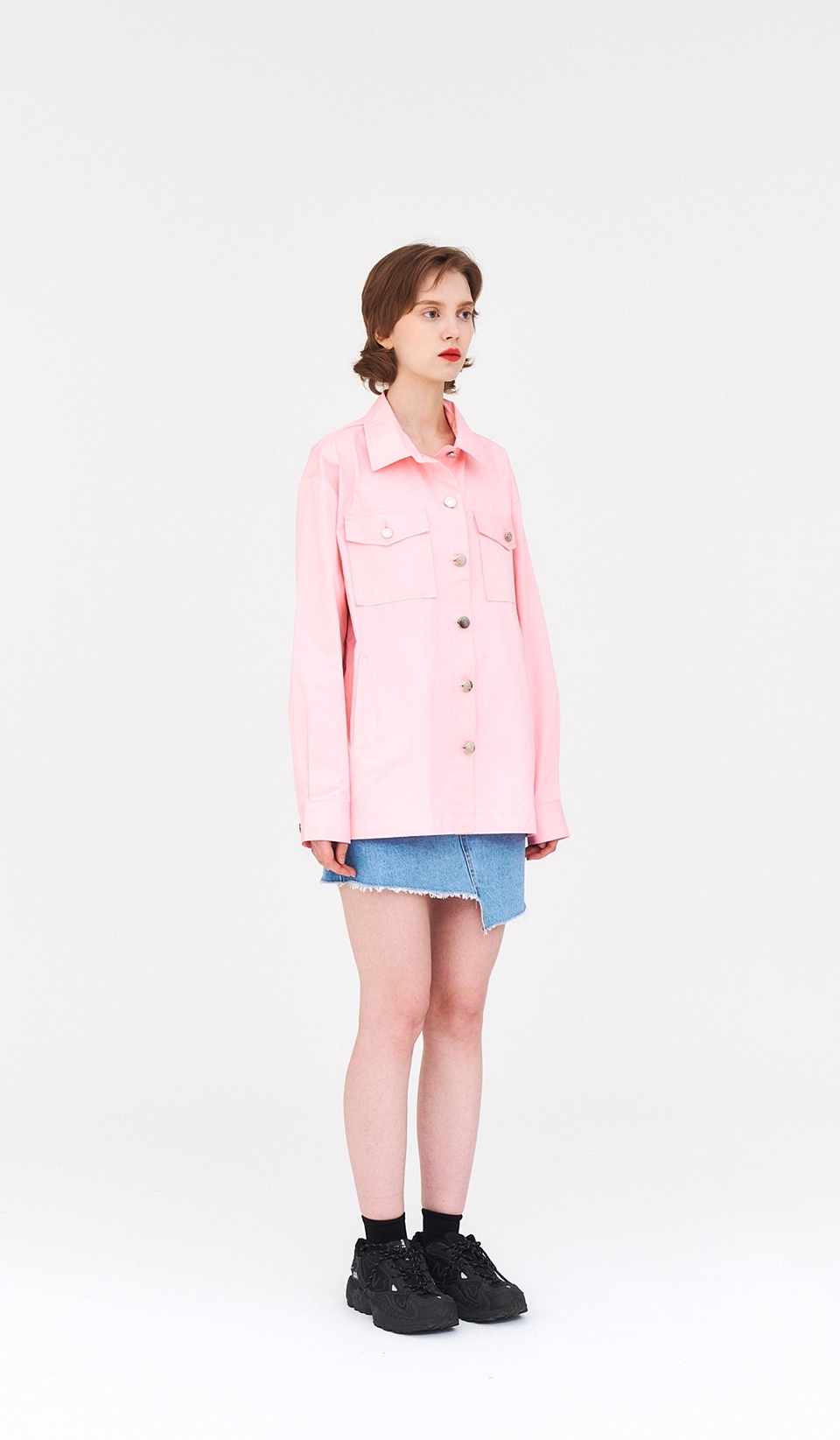 [언어더컬러]shirt and outer (COTTON) 상세 이미지 2