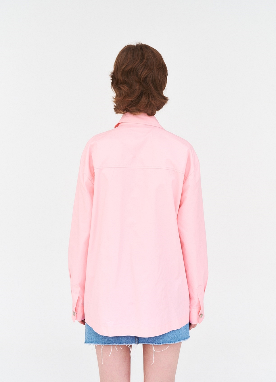 [언어더컬러]shirt and outer (COTTON) 상세 이미지 5