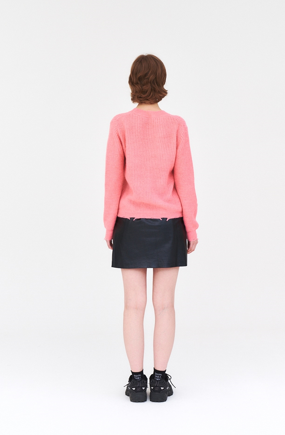 [언어더컬러]Damage knitwear (PINK) 상세 이미지 3