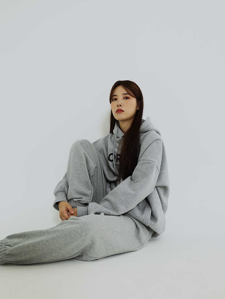 ORNS 로고후드(Grey) 상세 이미지 1