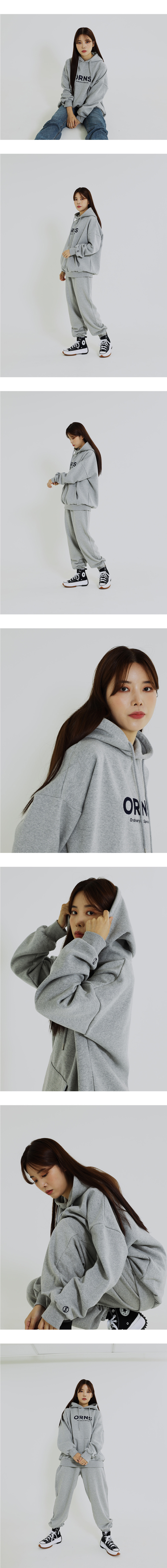 ORNS 로고후드(Grey) 상세 이미지 6