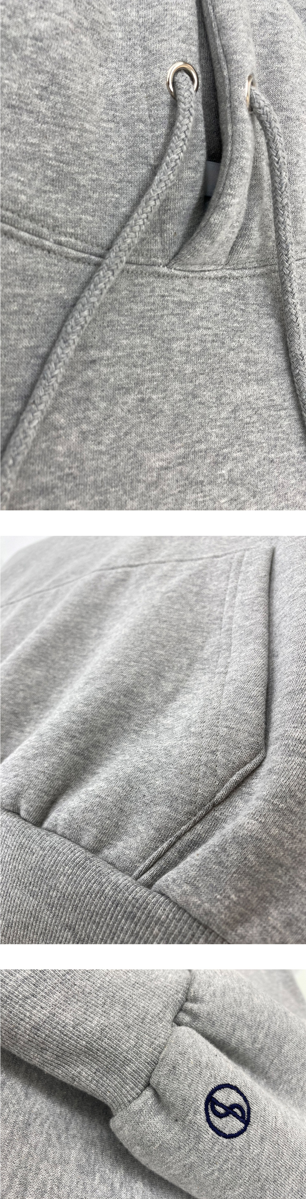 ORNS 로고후드(Grey) 상세 이미지 7