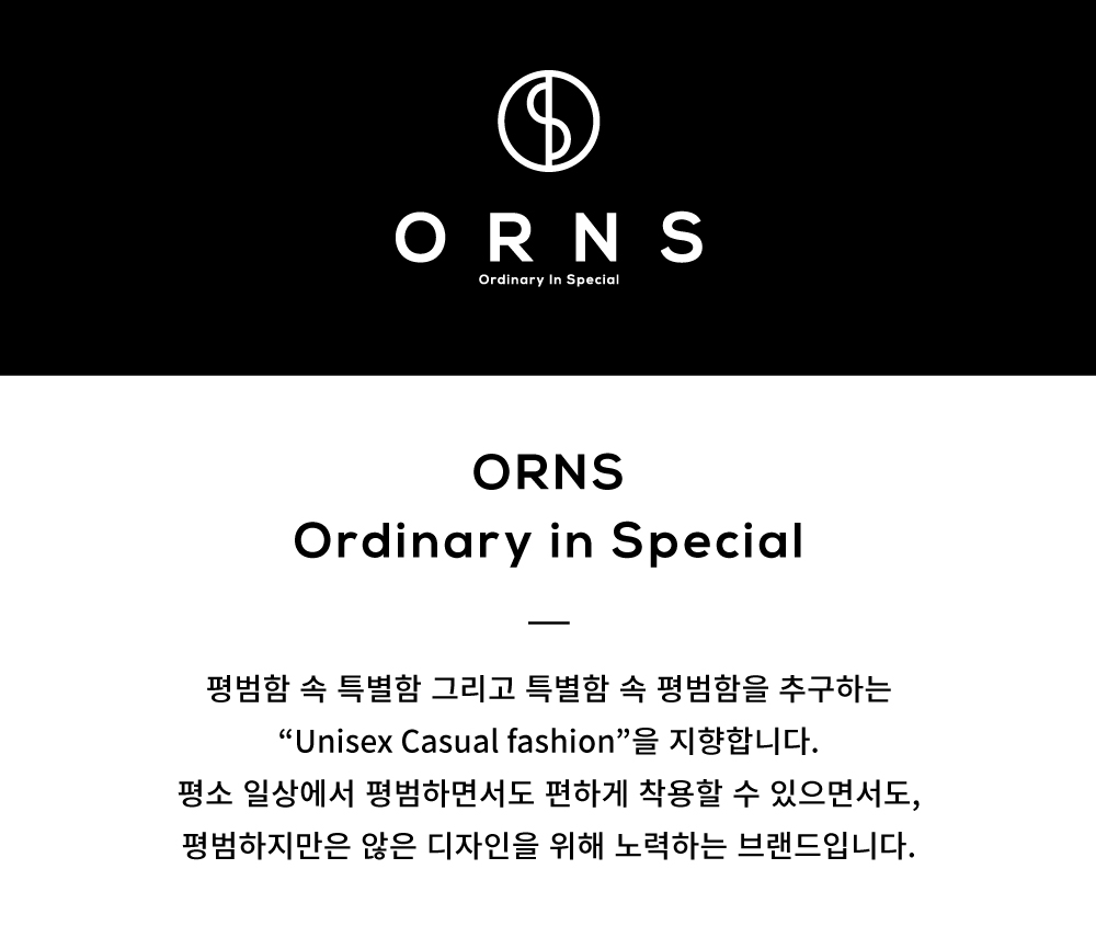 ORNS 로고맨투맨(Grey) 상세 이미지 2