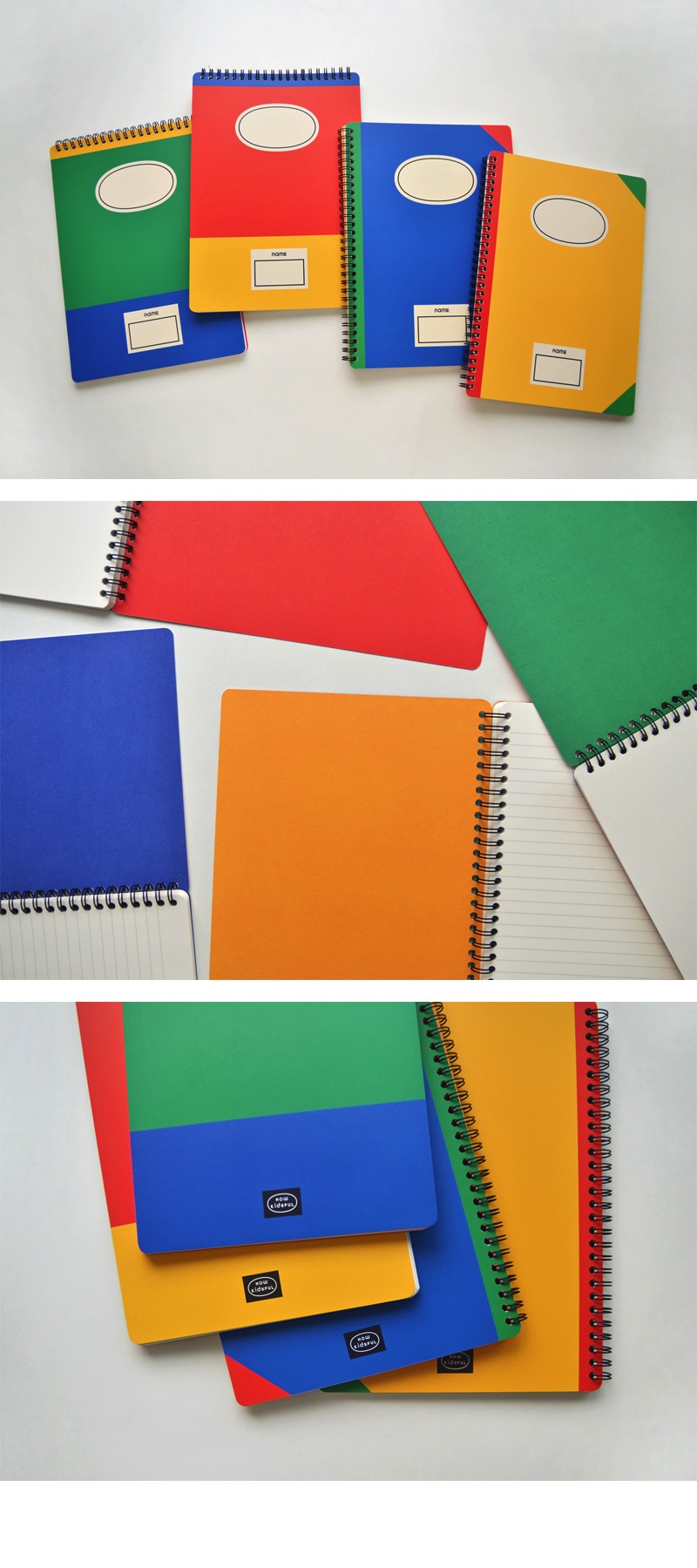 SPRING NOTEBOOK - 무지 (GREEN) 상세 이미지 1
