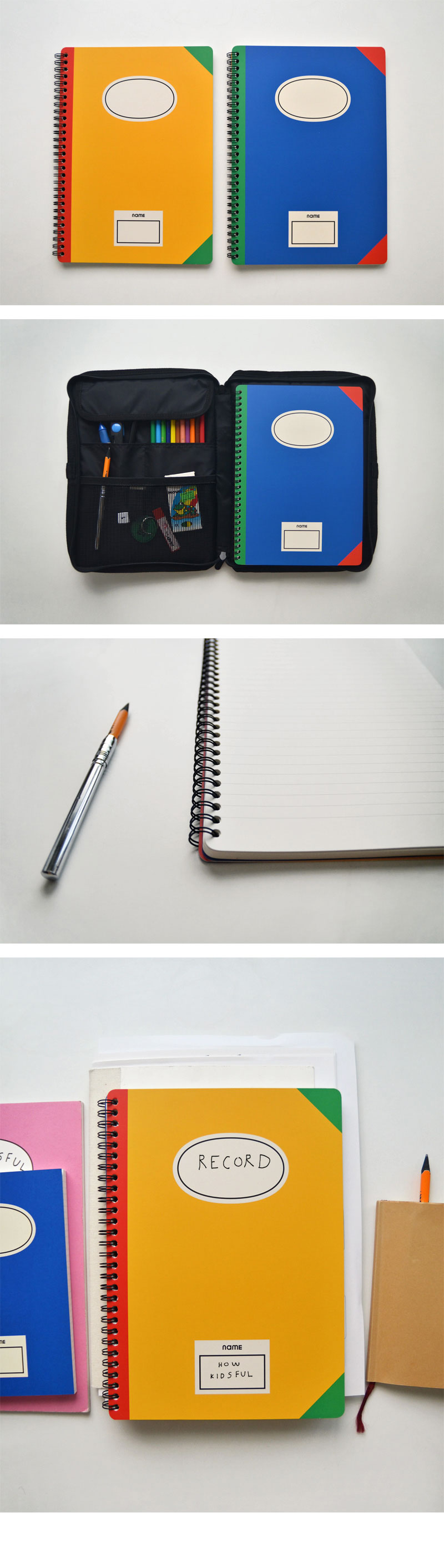 SPRING NOTEBOOK - 라인 (BLUE) 상세 이미지 2
